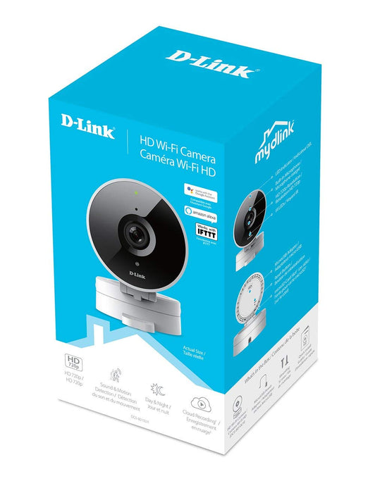 D-Link Mydlink Night Vision Surveillance Camera | 720p HD, Motion Detection, Infrared Night Vision, Remote Access, Cloud Storage