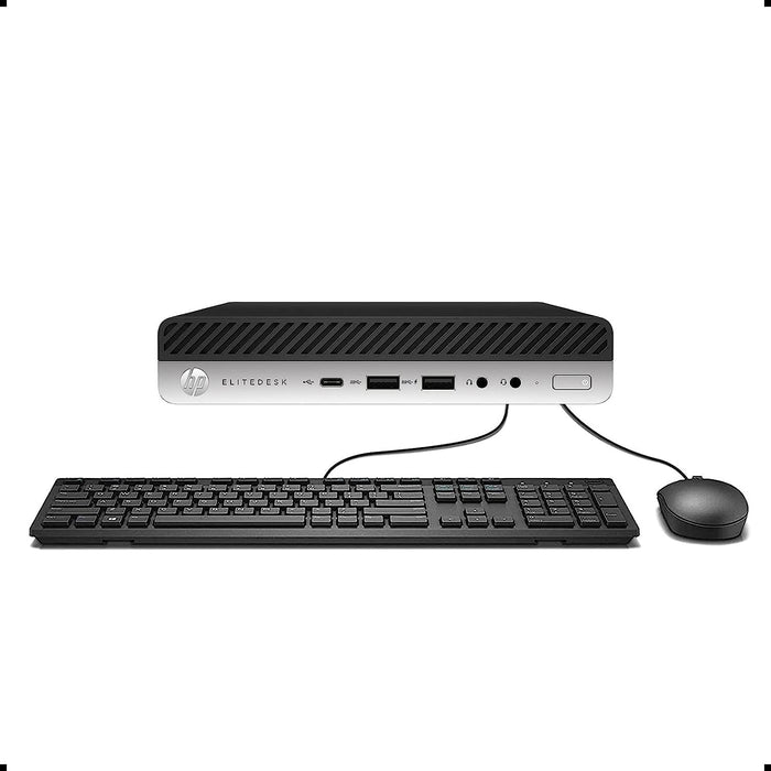 HP EliteDesk 800 G3 Mini Business Desktop | Intel Core i5-6500, 8GB RAM, Compact Design, 256GB SSD, Windows 10 Pro