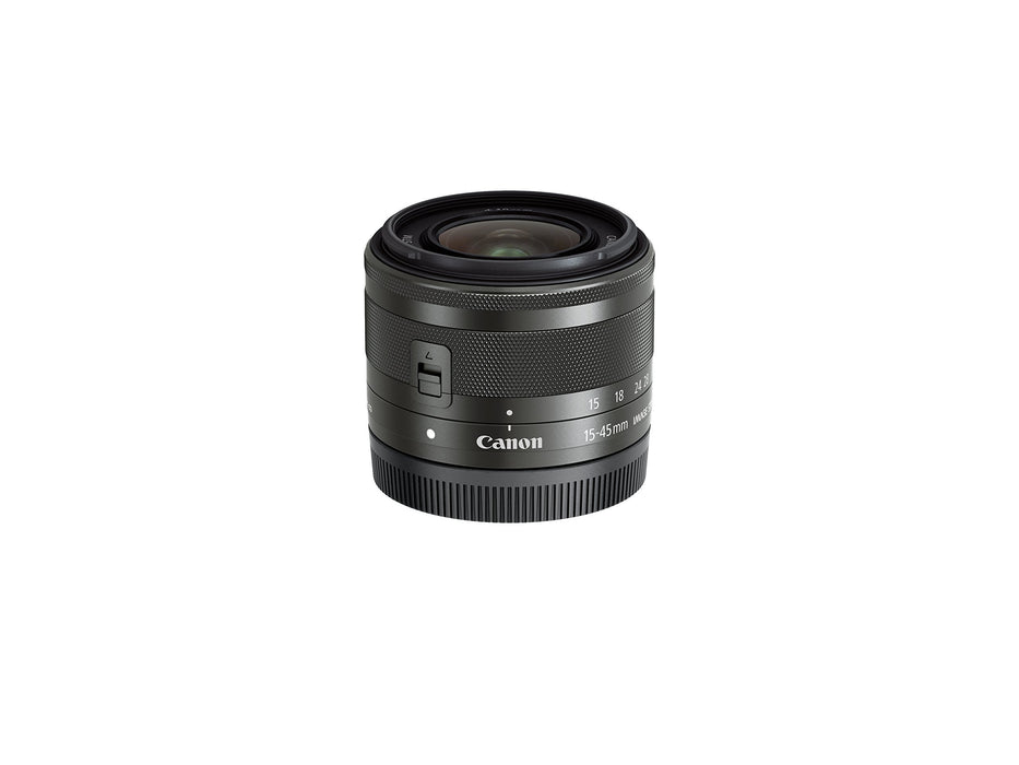 Canon EF-M 15-45mm f/3.5-6.3 IS STM Zoom Lens | Optical Image Stabilization, Compact and Lightweight, Wide-Angle to Telephoto, for Canon EOS M-Series Cameras