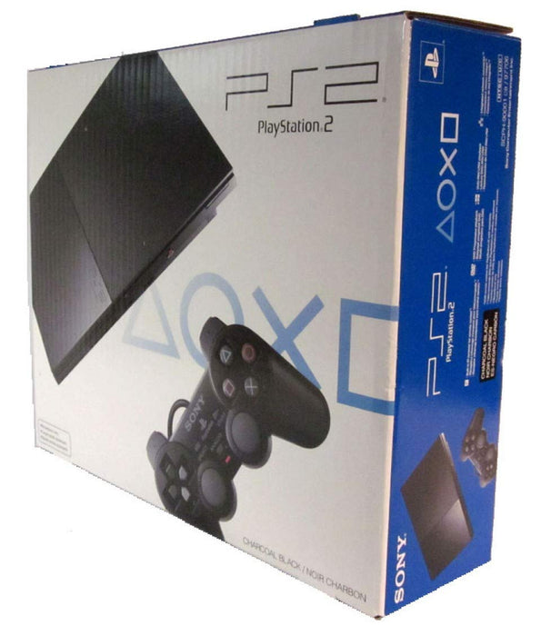 PlayStation 2 Slim Line Version 1 | Classic PS2 Console with DVD Playback, Compact Design, and Backward Compatibility