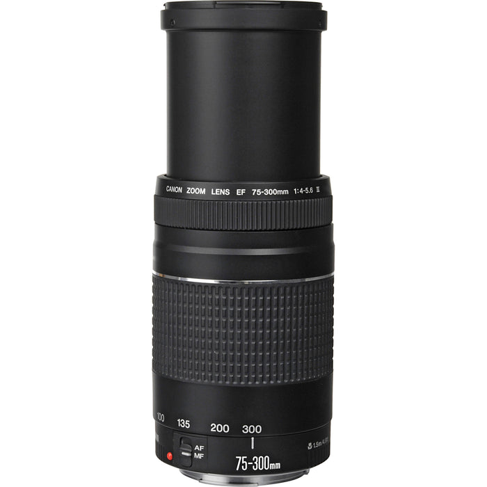 Canon EF 75-300mm f/4-5.6 III Telephoto Zoom Lens | Versatile Zoom, Lightweight Design, Compatible with Canon SLR Cameras