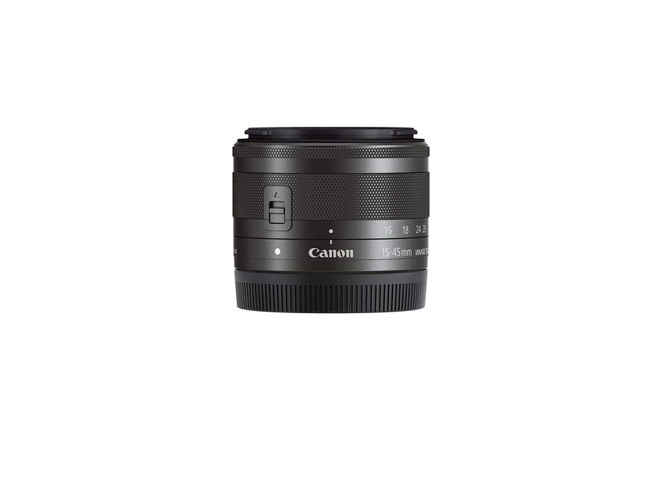 Canon EF-M 15-45mm f/3.5-6.3 IS STM Zoom Lens | Optical Image Stabilization, Compact and Lightweight, Wide-Angle to Telephoto, for Canon EOS M-Series Cameras