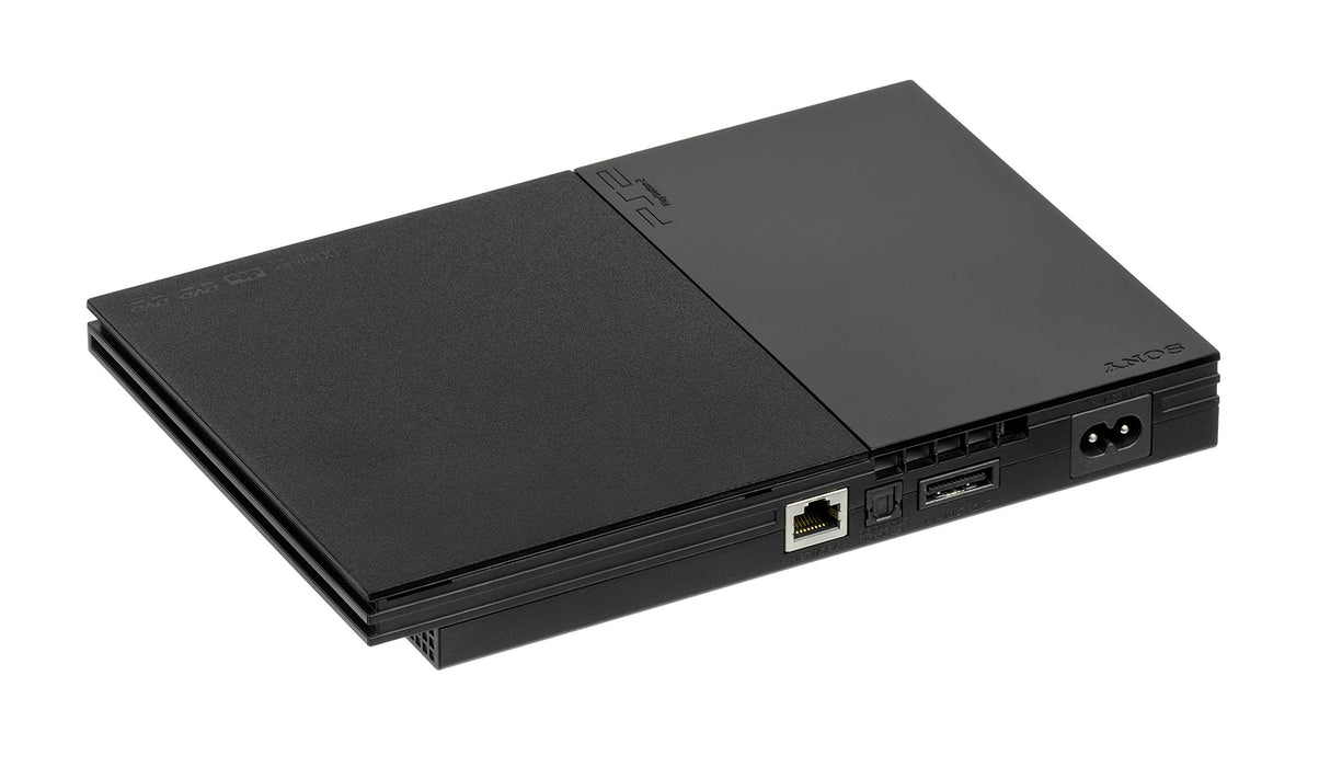 PlayStation 2 Slim Line Version 1 | Classic PS2 Console with DVD Playback, Compact Design, and Backward Compatibility