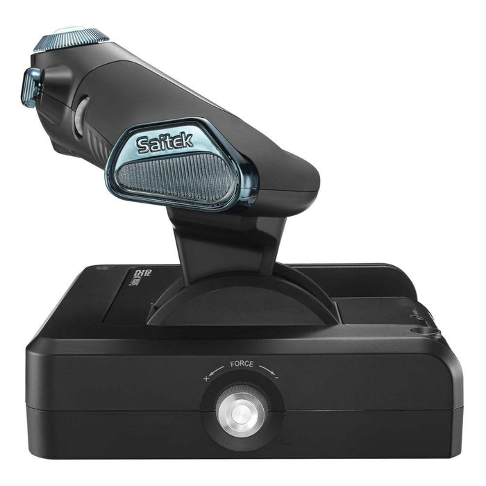 Logitech G X52 Pro Flight Control System | Precision Joystick with Dual-Spring Centering, LCD Display, and 16 Programmable Buttons